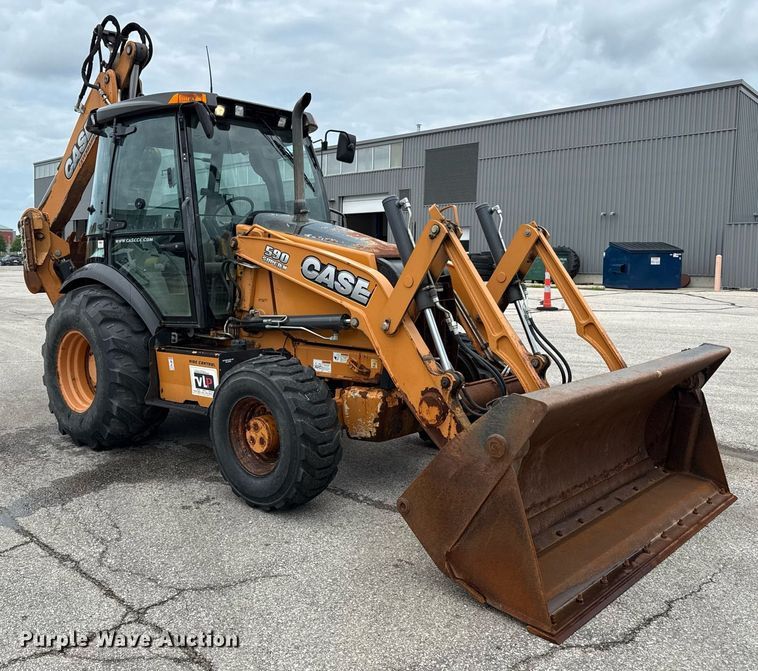 image for item ED4240 2013 Case 590 Super N backhoe