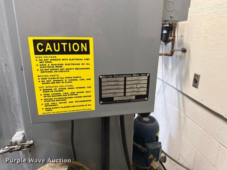 image for item ED4247 2015 Better Engineering G-2000 parts washer