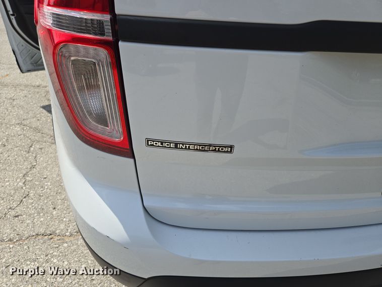image for item EF1547 2013 Ford Explorer Police Interceptor SUV