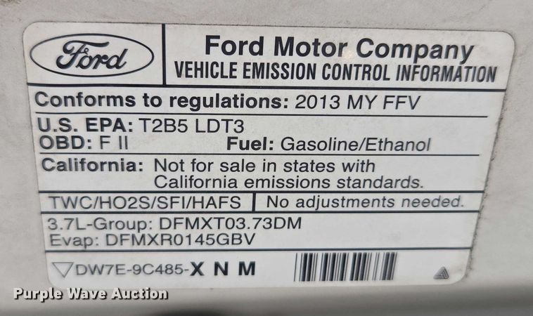 image for item EF1547 2013 Ford Explorer Police Interceptor SUV