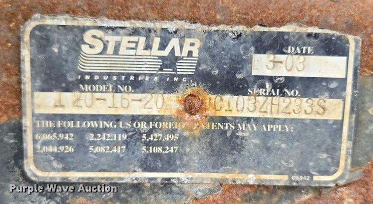 image for item EF1557 2003 Freightliner FL80 hook lift truck