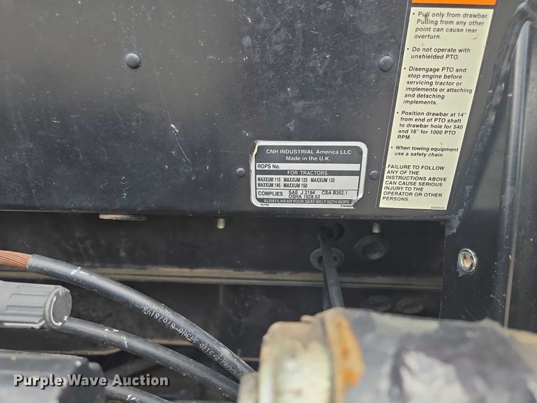 image for item EF1668 2018 Case Maxxum 150 MFWD tractor