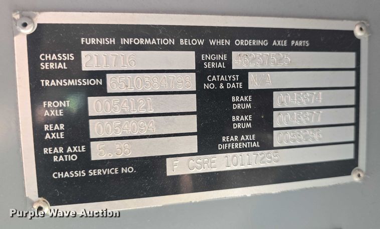 image for item EF3507 2003 Blue Bird All American coach bus