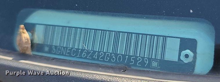 image for item EF3584 2002 Chevrolet Suburban 1500 SUV