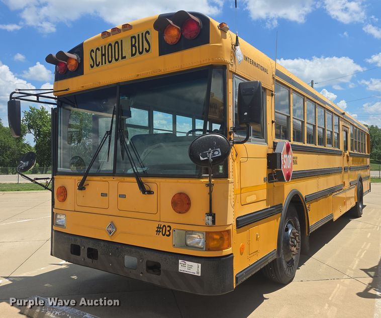 image for item EF3607 2002 American Transportation Corporation school bus