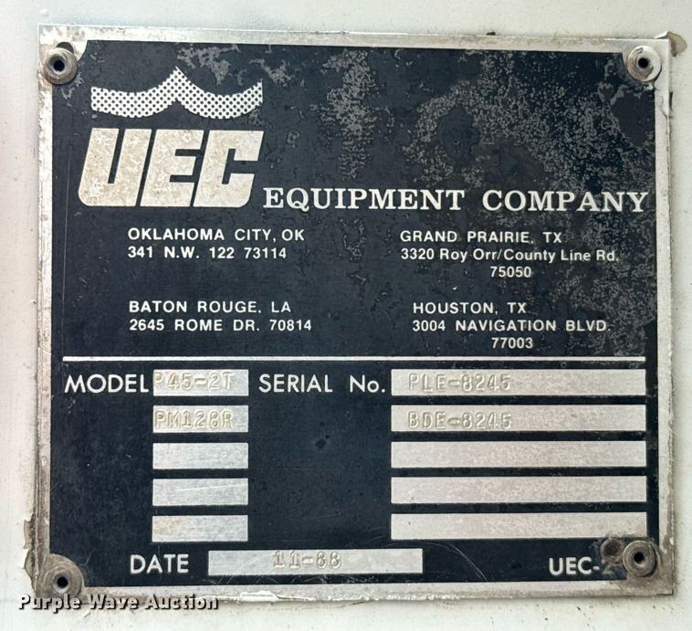 image for item EG6621 1988 GMC C7000 digger derrick truck