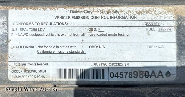 image for item EG6628 2008 Dodge Charger 