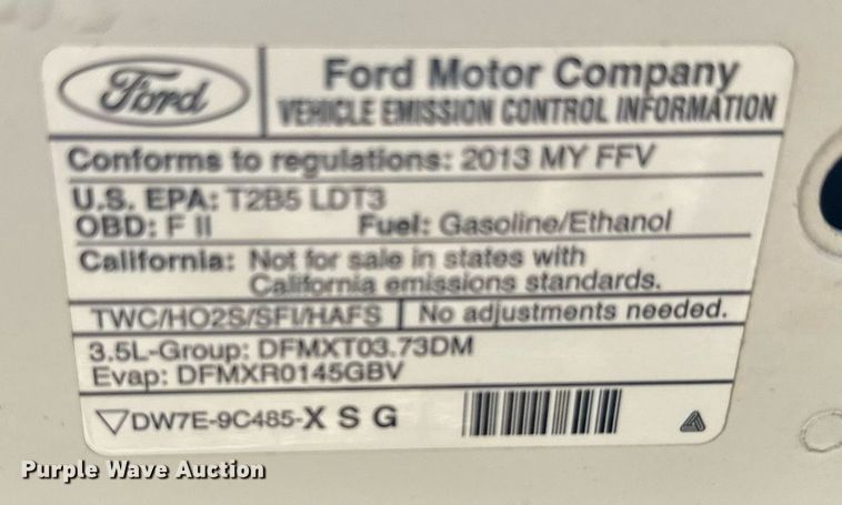 image for item EG6630 2013 Ford Explorer SUV
