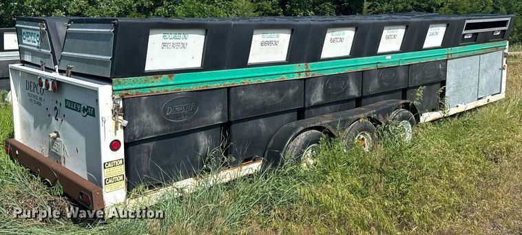 image for item EG6631 2001 AlleyCat RSWT500 Recycling recycling trailer