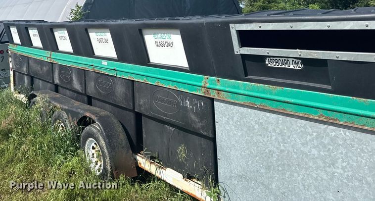 image for item EG6631 2001 AlleyCat RSWT500 Recycling recycling trailer