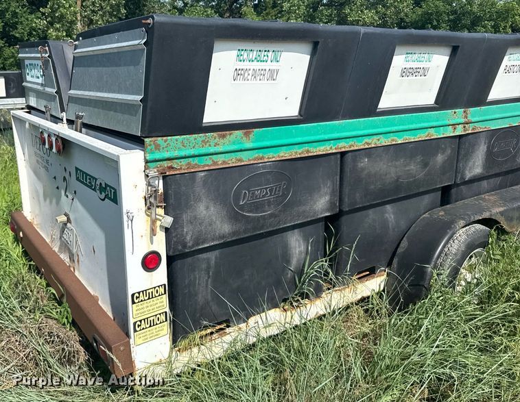 image for item EG6631 2001 AlleyCat RSWT500 Recycling recycling trailer