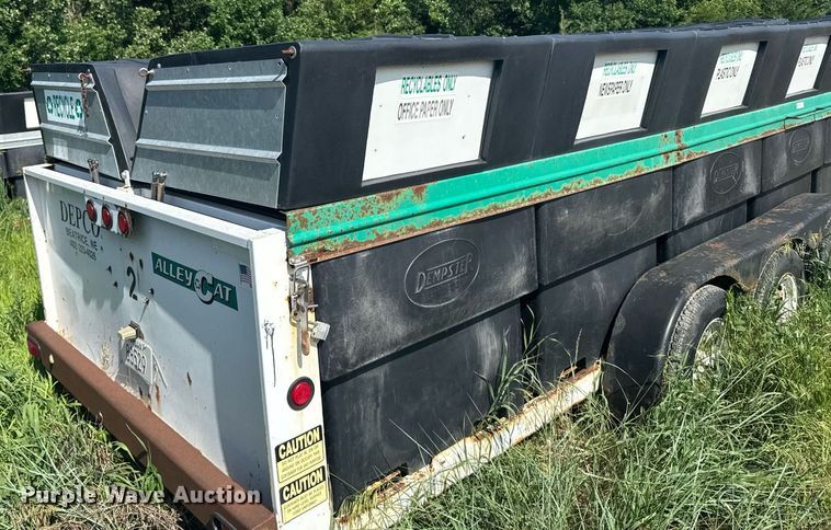 image for item EG6631 2001 AlleyCat RSWT500 Recycling recycling trailer