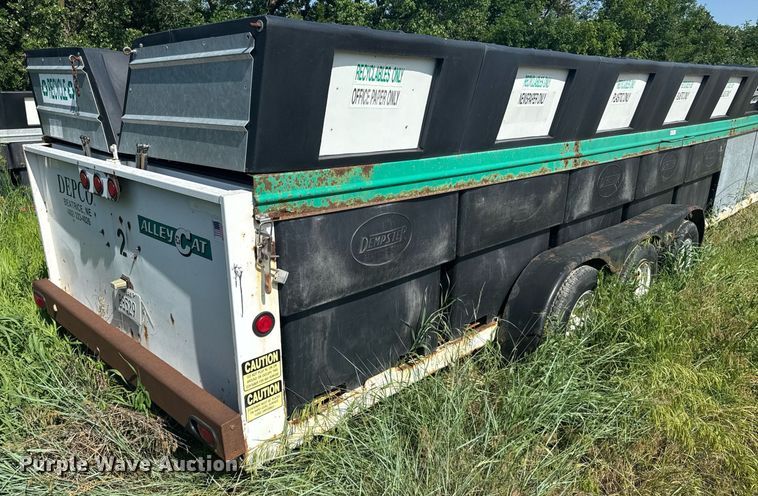 image for item EG6631 2001 AlleyCat RSWT500 Recycling recycling trailer