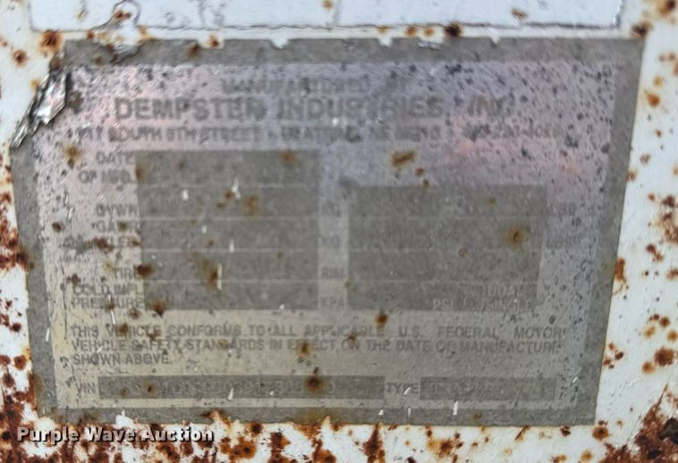 image for item EG6631 2001 AlleyCat RSWT500 Recycling recycling trailer