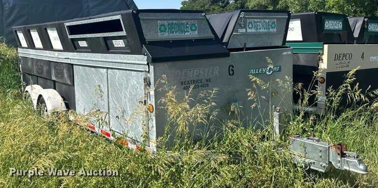 image for item EG6632 2007 AlleyCat Recycle recycling trailer