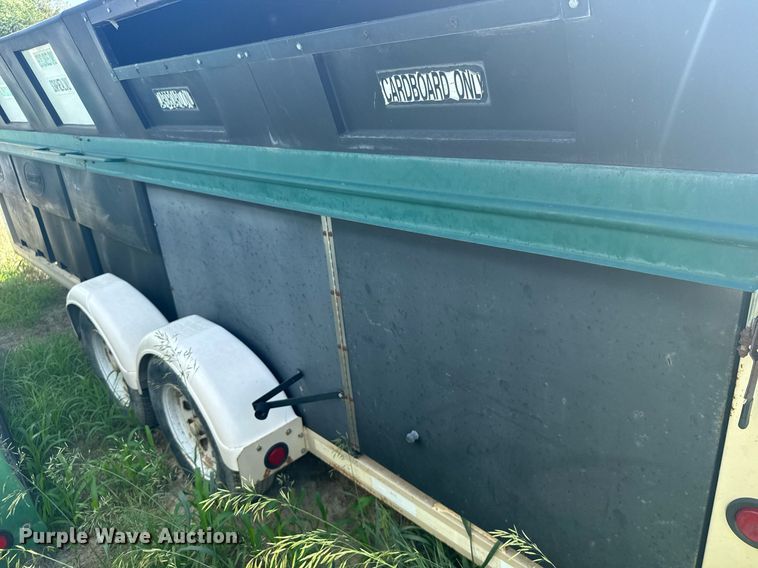 image for item EG6633 2002 AlleyCat RSWT Recycling recycling trailer