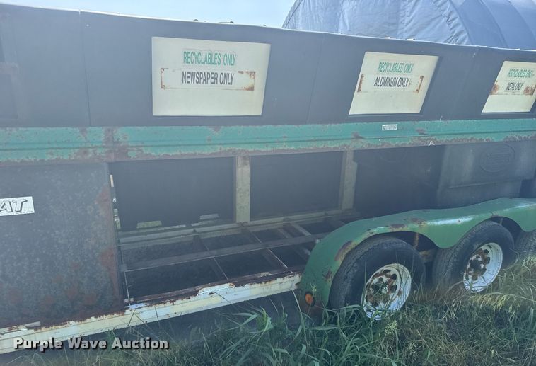 image for item EG6634 2001 AlleyCat RSWT-50 Recycling recycling trailer