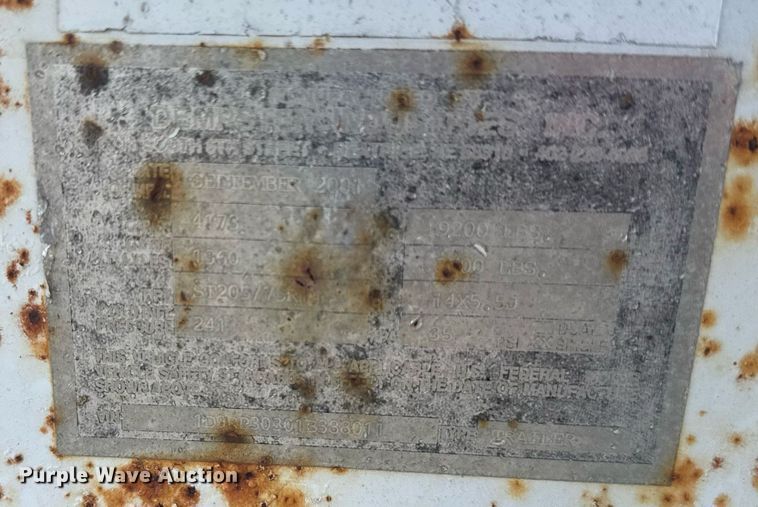 image for item EG6634 2001 AlleyCat RSWT-50 Recycling recycling trailer