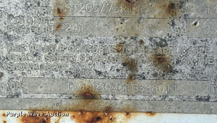 image for item EG6634 2001 AlleyCat RSWT-50 Recycling recycling trailer