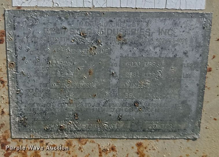 image for item EG6635 2002 AlleyCat RSWT-30 Recycling recycling trailer