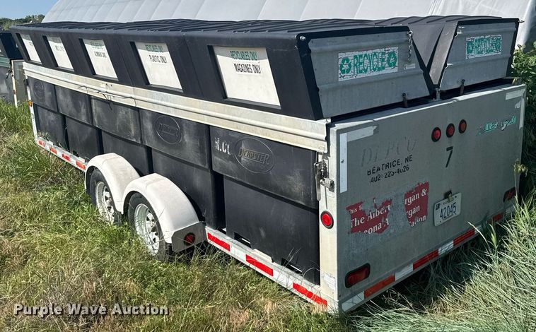 image for item EG6636 2005 AlleyCat RSWT300 recycling trailer