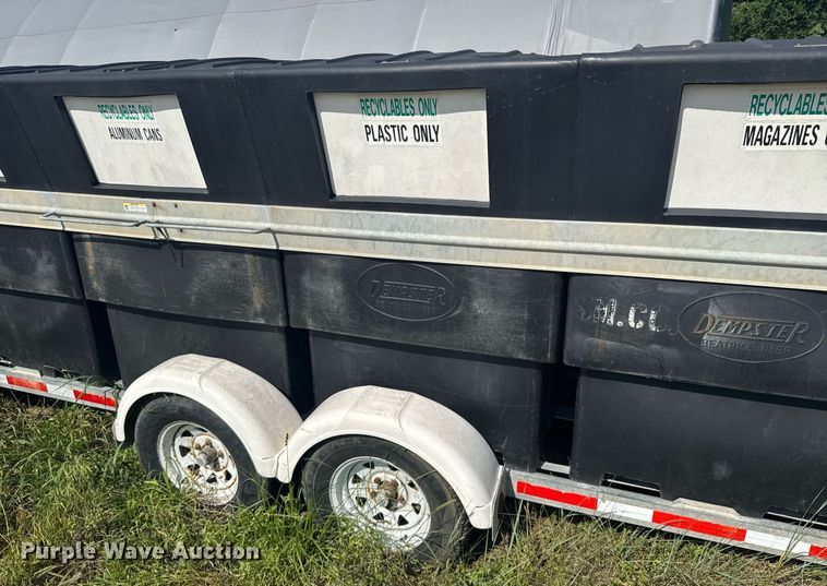 image for item EG6636 2005 AlleyCat RSWT300 recycling trailer