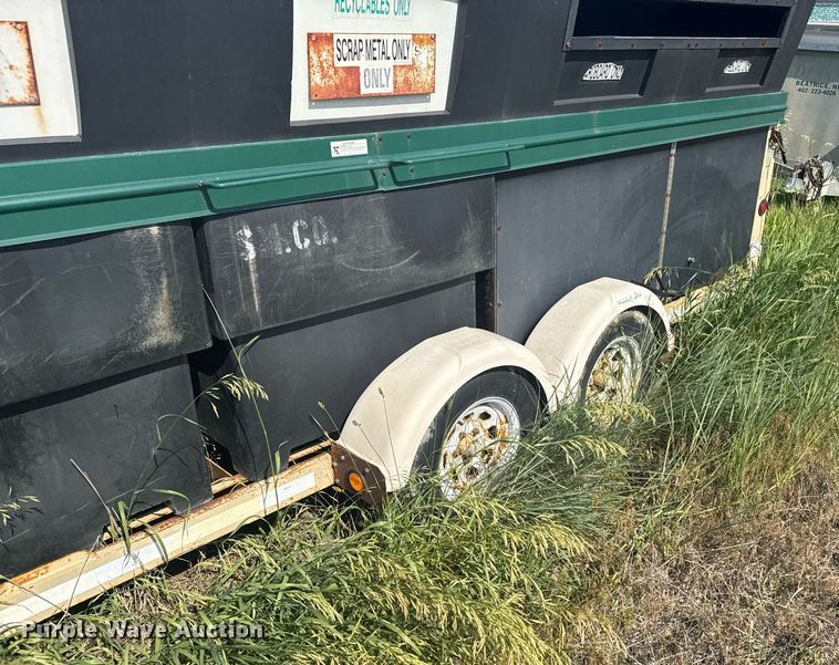 image for item EG6637 2001 AlleyCat RSWT-50 Recycling recycling trailer