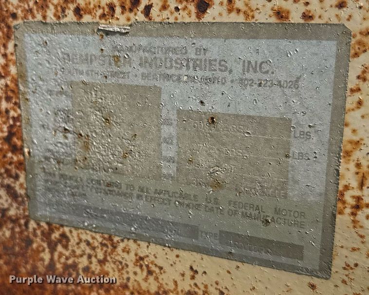 image for item EG6637 2001 AlleyCat RSWT-50 Recycling recycling trailer