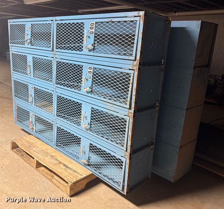 image for item EG8106 (2) metal lockers