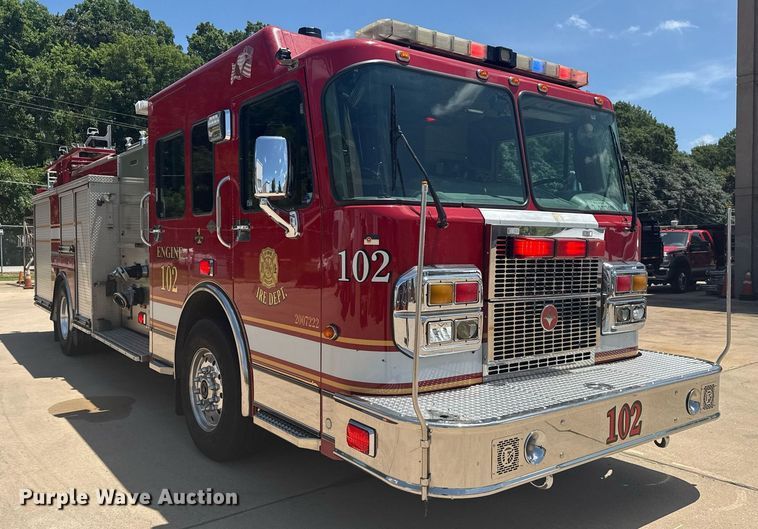 image for item EG8124 2007 Spartan Gladiator pumper fire truck