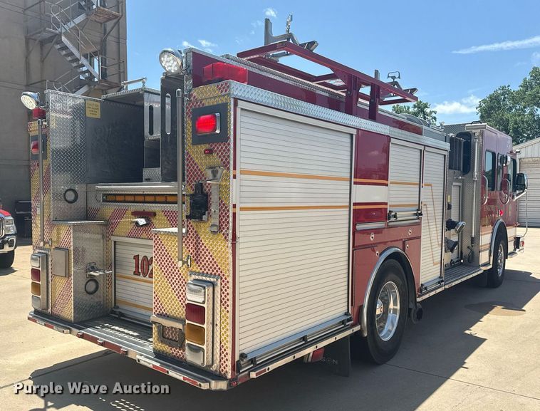 image for item EG8124 2007 Spartan Gladiator pumper fire truck