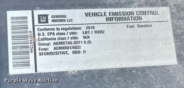 image for item EG8126 2010 Chevrolet Silverado Hybrid Crew Cab pickup truck