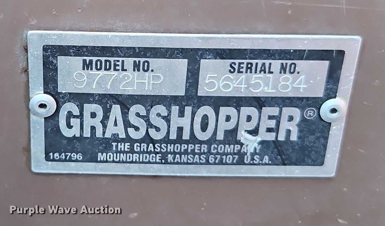 image for item EJ0167 Grasshopper 928D ZTR lawn mower