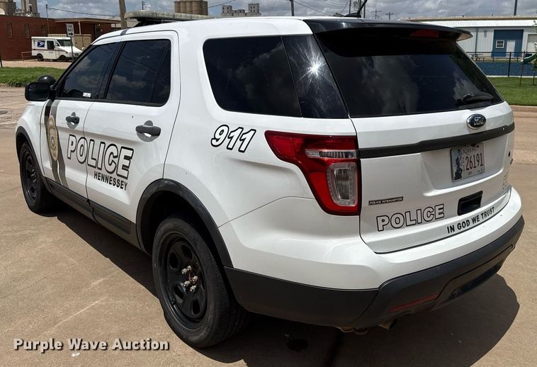 image for item EJ4716 2015 Ford Explorer Police SUV