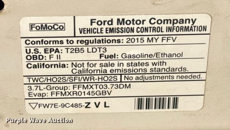 image for item EJ4716 2015 Ford Explorer Police SUV