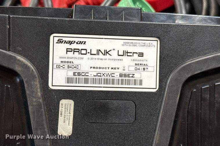 image for item EJ4729 Snap-On Pro-Link Ultra EEHD184040 code scanner