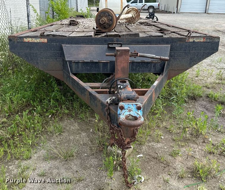 image for item EJ4732 Shop built equipment trailer