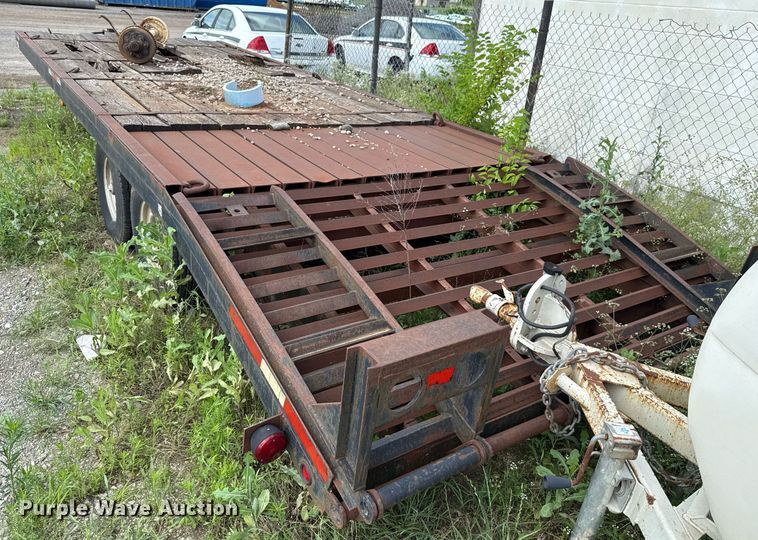 image for item EJ4732 Shop built equipment trailer