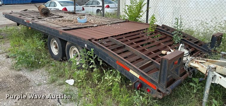 image for item EJ4732 Shop built equipment trailer