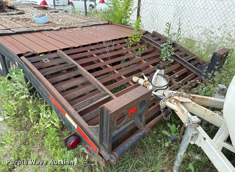 image for item EJ4732 Shop built equipment trailer