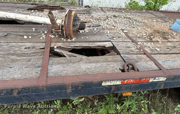 image for item EJ4732 Shop built equipment trailer