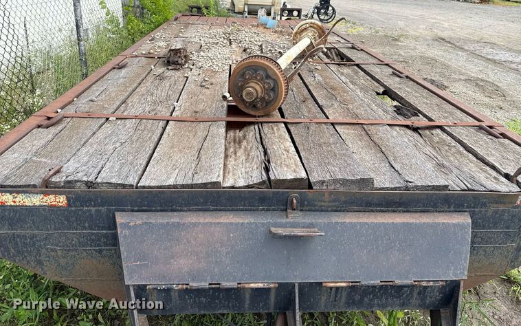 image for item EJ4732 Shop built equipment trailer