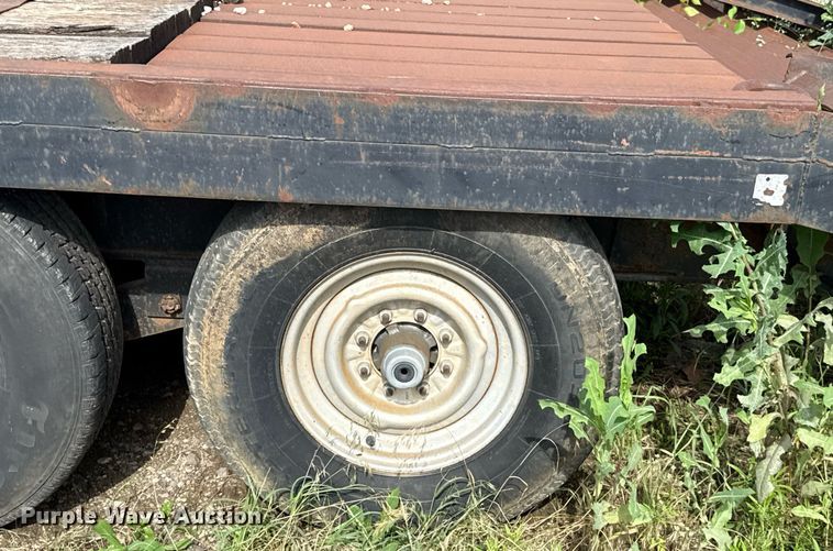 image for item EJ4732 Shop built equipment trailer