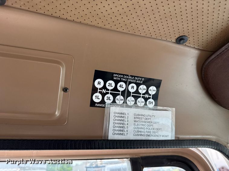 image for item EJ4734 1987 International 1754 bucket truck