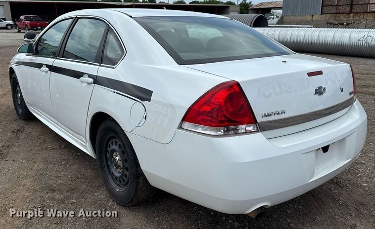 image for item EJ4738 2011 Chevrolet Impala Police Cruiser 