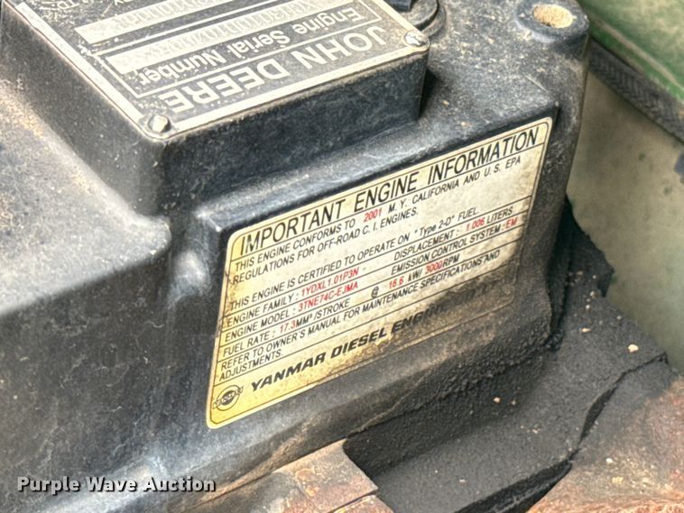 image for item EJ4746 (4) John Deere lawn mowers