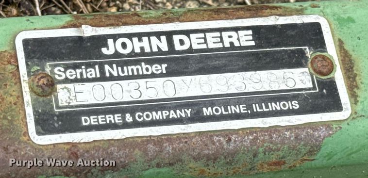 image for item EJ4748 John Deere sickle mower