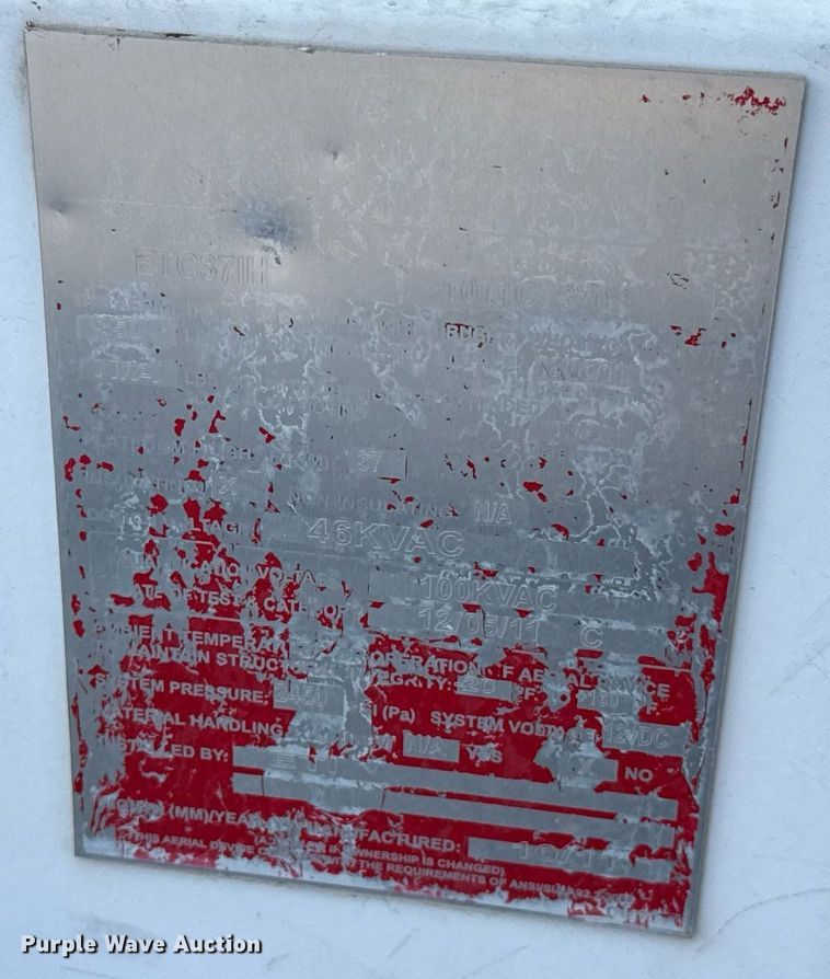 image for item EJ4749 2012 Ford F550 Super Duty SuperCab bucket truck