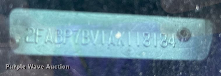 image for item EJ7589 2010 Ford Crown Victoria Police Interceptor 