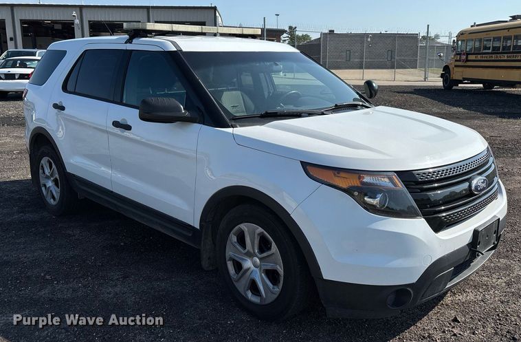 image for item EJ7591 2014 Ford Explorer Police interceptor SUV